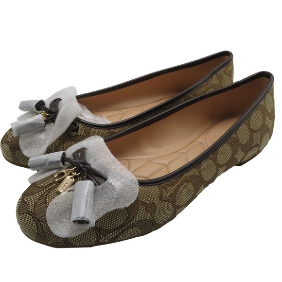COACH BENNI Signature Jacquard Ballet size: 8 - Picture 1 of 5
